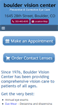 Mobile Screenshot of bouldervisioncenter.com